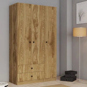 FERNISO Zoe 3 Kapılı 2 Çekmeceli Elbise Dolabı Gardırop