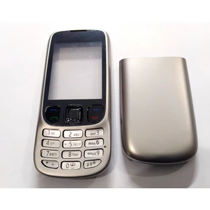 Nokia 6303 Kapak Uyumlu Metal Tuş Takımı Gri