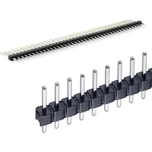 5 Adet 1X40 Pin Erkek Header Tek Sıra 2.54MM 180 Derece Kırılabilir