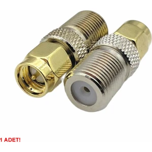 F Tip Dişi To Sma Erkek Adaptör Soket Konnektör 0-6ghz Cctv Tv Radyo Rf Wi-Fi Anten