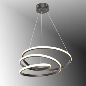 TT Aydınlatma TT301-SY Yay Modeli Siyah LED Avize