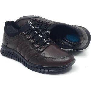 Deri Erkek Günlük Casual Rahat Kışlık Streçli Ayakkabı 40-44