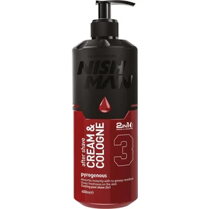 NISHMAN Tıraş Sonrası Cilt Bakım Krem&kolonya 2si1 Arada Essential Kokusu N3 400 ml