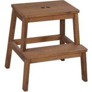 Egemen Shop Gürgen Ceviz Renk Basamak Merdiven - Ahşap Tabure