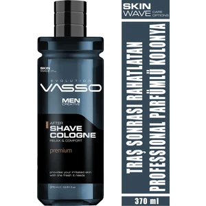 Tıraş Sonrası Ferahlatıcı Profesyonel Parfümlü Kolonya - Vasso Men Premium 370 ml 8699216347478