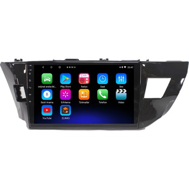 Myway Toyota Corolla Android 12 Kablosuz Carplay Navigasyon Fiyatı