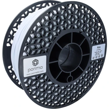 Porima Pla Filament - 1.75MM Beyaz RAL9003