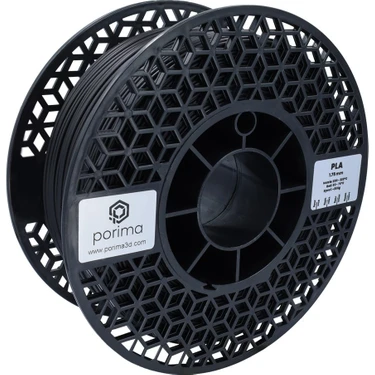 Porima Pla Filament - 1.75MM Siyah RAL9005