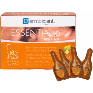 Dermoscent 6 0-10 Kg. Köpekler İçin Koku Giderici Damla 4´Lü