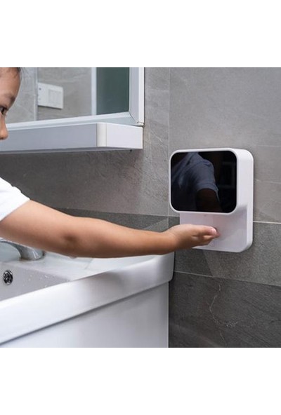 Haitun LED Sabunluk Otomatik Sensör Ir Termometre Dışı Kontak Sabun Dağıtıcı Duvara Monte Banyo Çamaşır Makinesi | Sıvı Sabunluk (Yurt Dışından)