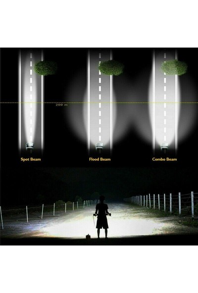 Balp Off Road LED Bar 3 Sıra Power Ledli Oval Kavisli 125 cm 684
