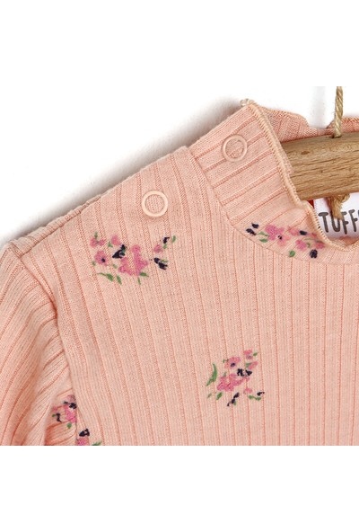 Tuffy Flowers Girl Çıtır Çiçek Desenli Kaşkorse Sweatshirt - Tayt Takım