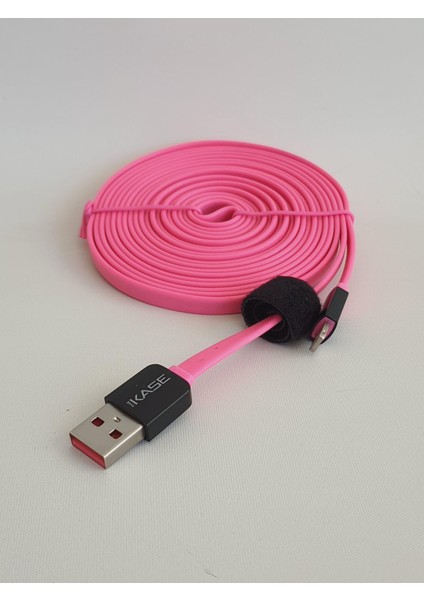 Lightning Şarj Data Kablosu 3mt Pembe