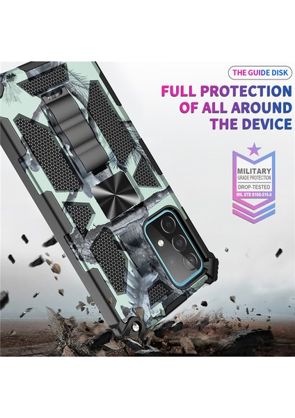 For Samsung Galaxy A13 4g Kamuflaj Zırh Ağır Korumak Cep Telefonu Kılıfı (Yurt Dışından) fırsatları