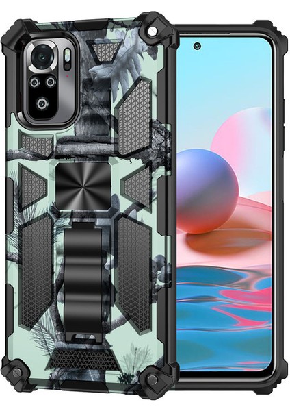 For Xiaomi Redmi Note 11S Kamuflaj Zırh Ağır Korumak Cep Telefonu Kılıfı (Yurt Dışından)