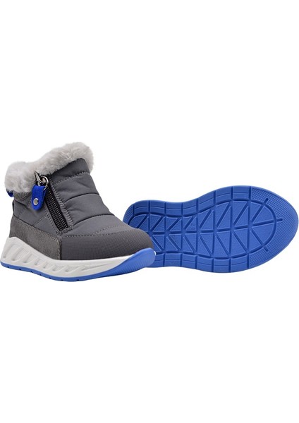 Waly Çift Fermuarlı Içi Peluş Kürklü Paraşüt Kumaş Erkek Çocuk Bot Füme modelleri