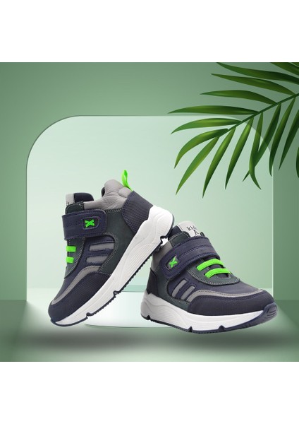 Extreme Tek Cırtlı Deri Erkek Çocuk Bot Lacivert fiyatları