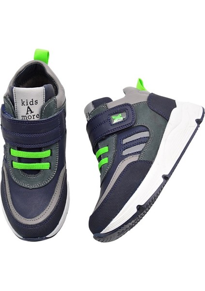 Extreme Tek Cırtlı Deri Erkek Çocuk Bot Lacivert fırsatları