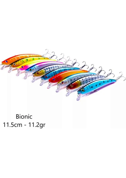 MSO Teknoloji Olta Balıkçılık Minnow 11.5cm - 11.2gr Rapala Yapay Yem