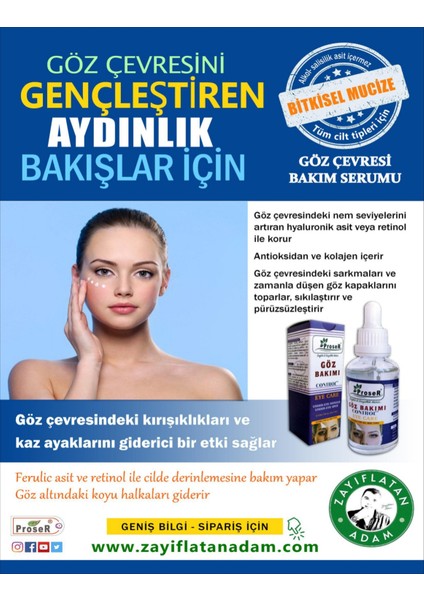 Göz Çevresi Bakım Serum 54 ml