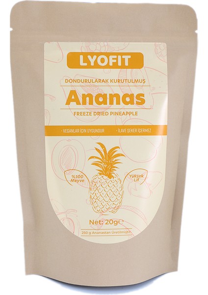 Ananas (Freeze Dried) (20 Gr)