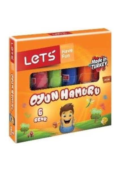 Lets 6 Renk Oyun Hamuru Jelatinli L8106