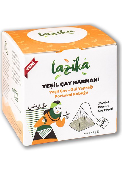 Yeşil Harman El Emeği Portakal Kabuğu Gül Yaprağı
