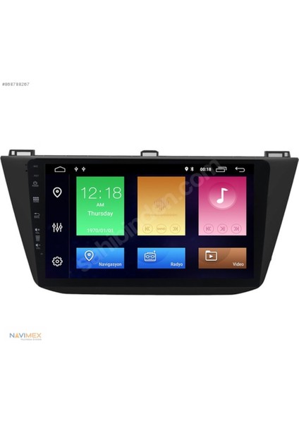 Volkswagen Tiguan Navigasyon Multimedya DVD Android Navimex 4448 Hd Oem Gps USB Bt