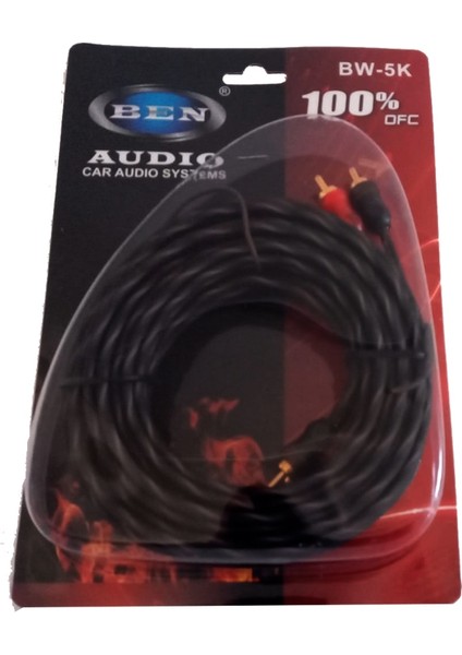 Rca Oto Araç Için Uyumlu Amfi Set Kablo Tetikli 5metre