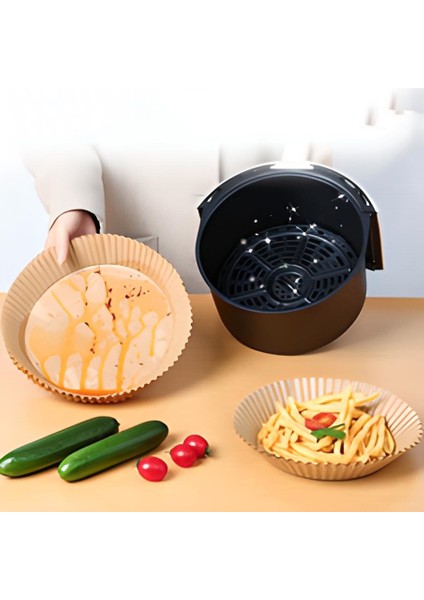 Air Fryer Fritöz Pişirme Kağıdı 30 Adet