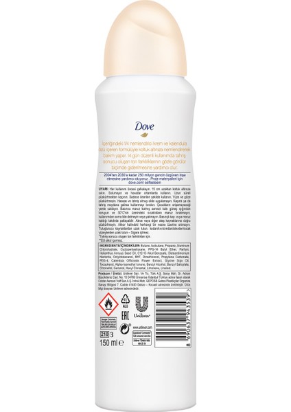 Eventone Kadın Sprey Deodorant Kalendula Özü Koltuk Altı Kararmasına Etkin Bakım 150 ml