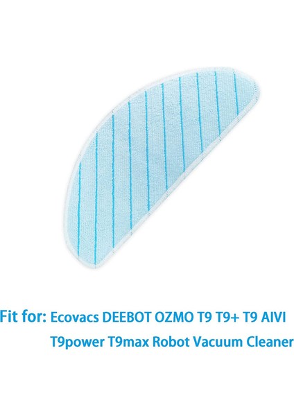 Ecovacs Için 9 Parça Bez Mop Ekipman Aksesuarları Deebot Ozmo T9 T9+ T9 Aıvı T9POWER Robot Süpürge (Yurt Dışından)