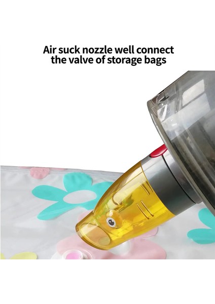 Dyson Elektrikli Süpürge Için Hava Emme Aparatı V7 V8 V10 V11 V15, Vakum Saklama Torbalarının Havasını Emmeye Yardımcı Olur Sarı (Yurt Dışından)