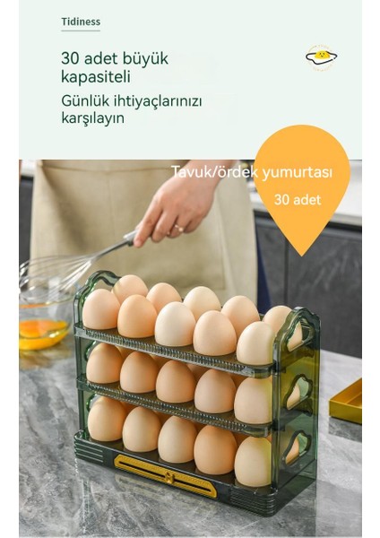 Ev Yumurta Saklama Kutusu Mutfak Yumurta Tepsisi (Yurt Dışından)