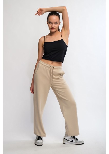 Siyah Kadın Askılı Crop Top - Lones fırsatları