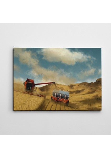 Hasat Zamanı Kanvas Tablo