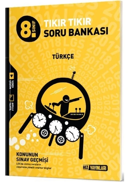 Hız Yayınları 8. Sınıf Türkçe Tıkır Tıkır Soru Bankası