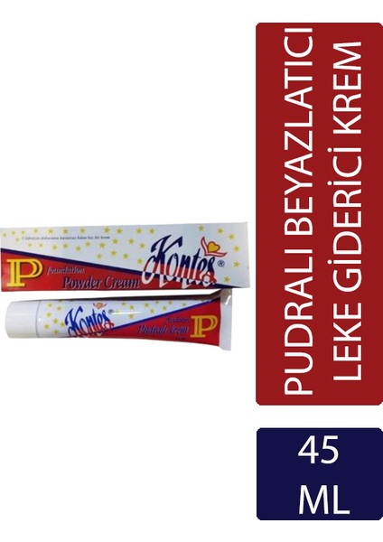 Krem 30GR Cilt Kremi + Kontes Pudralı Krem 45ML