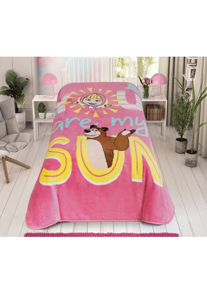 Masha&the Bear Friendly Lisanslı Battaniye