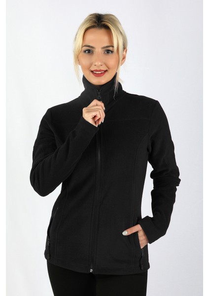 Polar Kadın Kol Fermuarlı Sweatshirt Siyah fiyatları