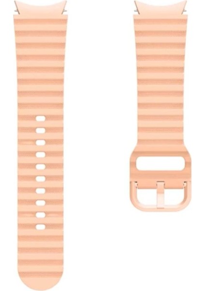 Samsung Galaxy Watch 4 5 6 7 Pro 40 42 44 46 47mm Uyumlu Luna Silikon Kordon