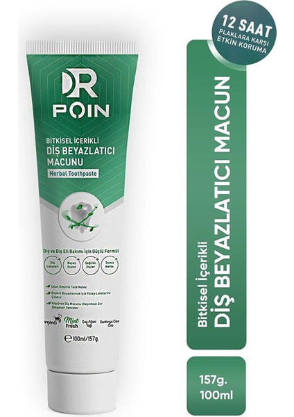 Dr Poin Diş Macunu 157G. - 100ML