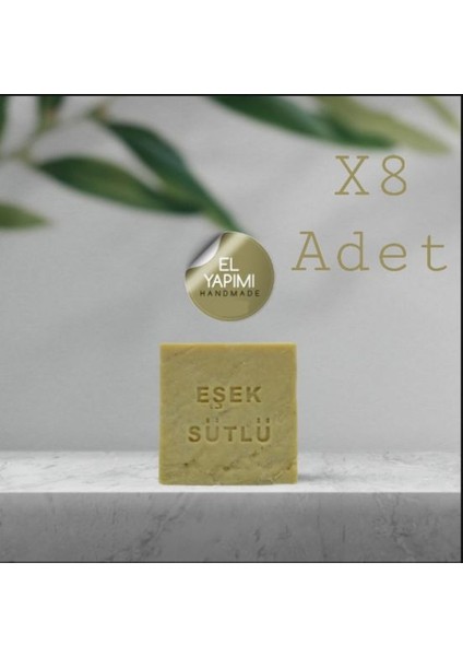 Eşşek Sütlü Doğal Sabun 8 Adet