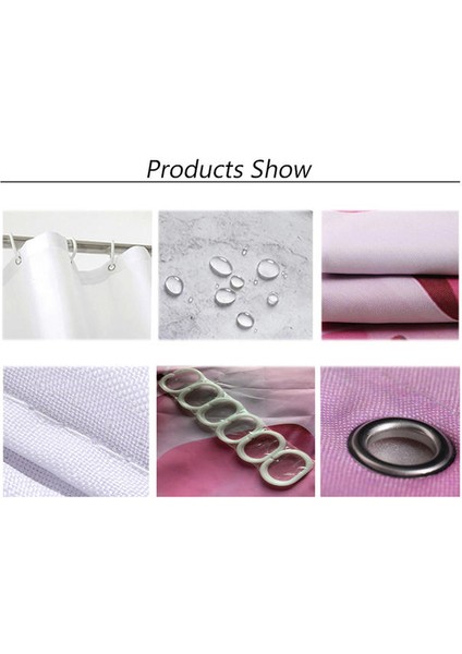 Zen Sessiz Akan Su Çakıli Duş Perdesi Polyester Su Geçirmez Ev Dekoru Perde Kanca ile Yıkanabilir 180 * 200 cm Duş Perdeleri (Yurt Dışından) modelleri