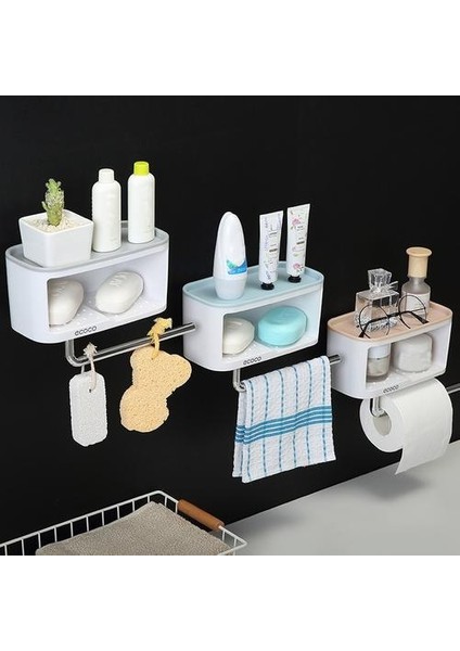 1 Adet Çift Katmanlı Sabunluk Havlu Bar Kağıt Tutucu Depolama Platformu Plastik Sabun Kutusu Büyük Konteyner Yeni Banyo Sabunluk | Taşınabilir Sabun Yemekleri (Gri) (Yurt Dışından) fırsatları