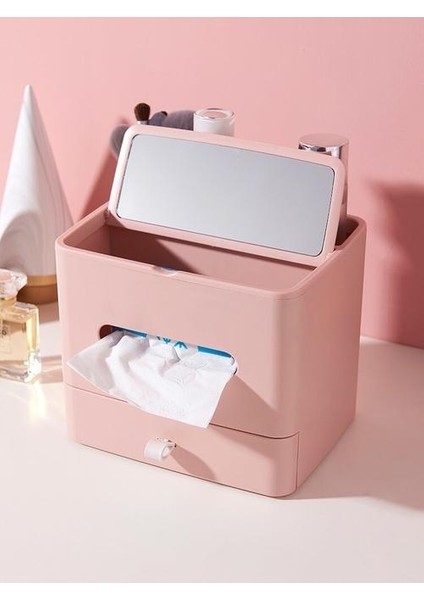 Doku Kutusu Ev Oturma Odası Sehpa Yaratıcı Sevimli Nordic Çok Fonksiyonlu Uzaktan Kumanda Depolama Çekmece ve Ayna | Doku Kutuları (Yurt Dışından) fiyatları