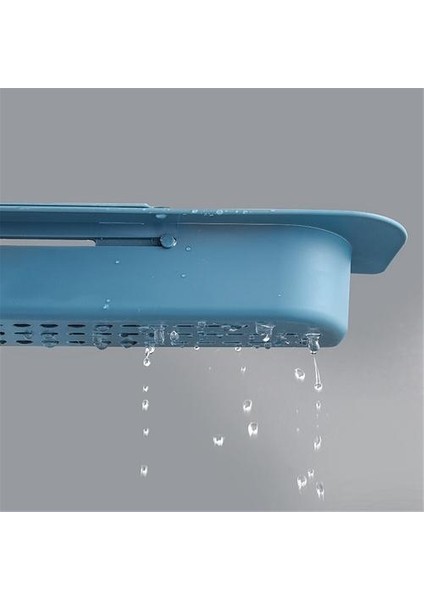 Teleskopik Lavabo Raf Sabun Sünger Drenaj Raf Depolama Sepeti Çanta Musluk Tutucu Ayarlanabilir Banyo Tutucu Lavabo Mutfak Accessorie | Raflar ve tutucular (50 * 8.5cm) (Yurt Dışından)