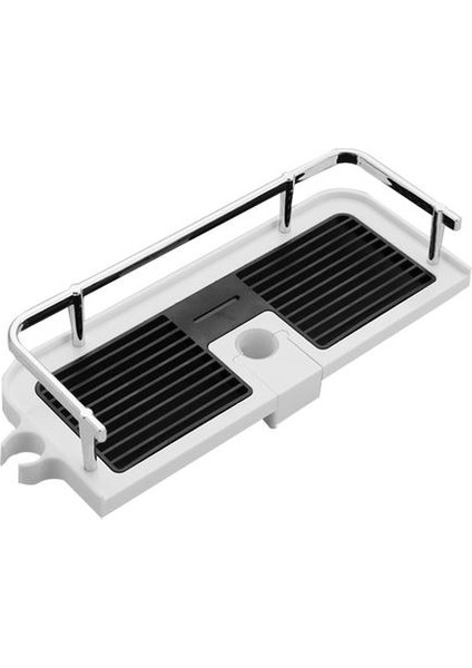 Tam Boy Banyo Rafları Şampuan Tepsi Duş Depolama Raf Organizatör Tek Seviye Kaldırma Çubuk Duş Başlığı Tutucu (Yurt Dışından)