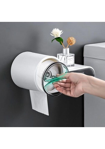 Su Geçirmez Banyo Organizatör Raf Şuan Sabun Rulo Kağıt Wc Depolama Raf Duvara Monte Ev Eşyaları Banyo Aksesuarları | Depolama Rafları ve raflar (Yurt Dışından) fırsatları