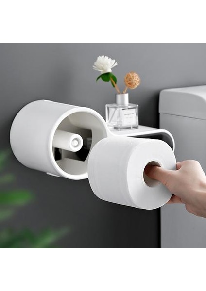 Su Geçirmez Banyo Organizatör Raf Şuan Sabun Rulo Kağıt Wc Depolama Raf Duvara Monte Ev Eşyaları Banyo Aksesuarları | Depolama Rafları ve raflar (Yurt Dışından) indirimleri